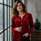 ✨🛍️Avslappet fløyelsbluse – lett og med elegant finish for hverdagslig eleganse