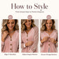 ⌛Tidsbegrenset tilbud – Langermet casual-top i fløyel for damer