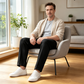 🎉 2026-salg — Over 28 400 solgt!💞 Slim-fit fritidsbukser for menn med elastisk linning – komfortable 👖