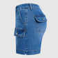 ⌛Tidsbegrenset tilbud – Casual stretch-jeansshorts for damer