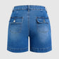 ⌛Tidsbegrenset tilbud – Casual stretch-jeansshorts for damer