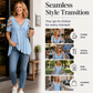 Bestseller💕 T-skjorte med åpninger på skuldrene – Trendy utskjæring og lett å kombinere med alle antrekk