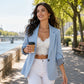 ☀️🧥Nye varer – Elegant cardigan-blazer – Mykt fall og allsidig styling, fra kontoret til kvelden