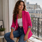 ☀️🧥Nye varer – Elegant cardigan-blazer – Mykt fall og allsidig styling, fra kontoret til kvelden
