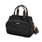 📢📢50 % RABATT !! ⏰Uformell totebag i kanvas med plisserte sidelommer for kvinner