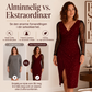 Glitrende bodycon-kjole for kvinner med nettingermer