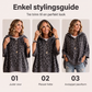 Strikket hettegenser for kvinner med leopardmønster