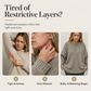 Kortstrikket cardigan med batwing-ermer for damer