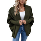 Kortstrikket cardigan med batwing-ermer for damer