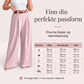 Elegante høytaljede vide dressbukser for kvinner