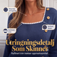 Damegenser med firkantet hals og lange ermer
