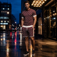 ⌛Tidsbegrenset tilbud🛍️2-delers sett med casual-top og shorts for menn