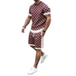 ⌛Tidsbegrenset tilbud🛍️2-delers sett med casual-top og shorts for menn