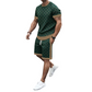 ⌛Tidsbegrenset tilbud🛍️2-delers sett med casual-top og shorts for menn