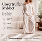 Sett med off-shoulder-topp og vide bukser for kvinner
