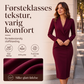 Elegant asymmetrisk enkelspent blazerkjole for kvinner