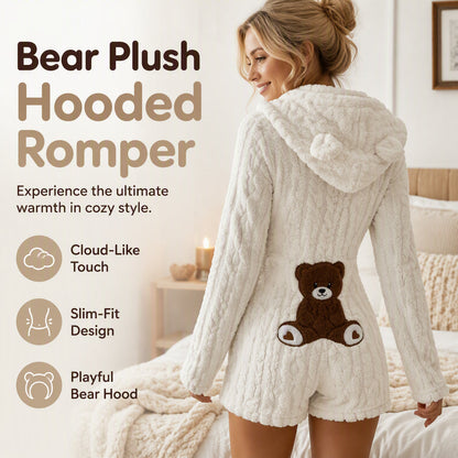 🧸Langermet romper med hette i mykt stoff for damer – koselig komfort du vil leve i