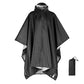 Unisex vanntett lett regnponcho med hette