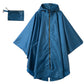 Unisex vanntett lett regnponcho med hette
