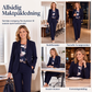 3-delt dresssett for kvinner: blazer, topp og bukser