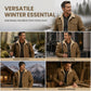 Casual Sherpa-cargojakke for menn