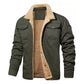 Casual Sherpa-cargojakke for menn