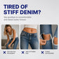 Stilige damjeans med høy midje og slitasjer