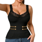 👚Sesongens stil – Tanktop med slank passform og blonder – fremhever kroppens kurver og passer til mange anledninger, enten som undertøy eller som topp i seg selv