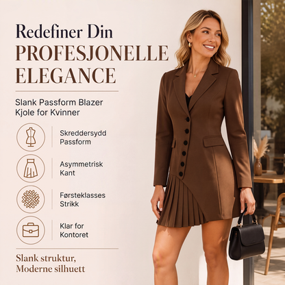 Elegant blazerkjole for kvinner