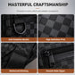 Firkantet crossbody-veske i PU-lær for menn