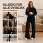 2-delt sett med sweatshirt og bukser for kvinner