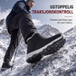 Vinter varme slip-on snøstøvler for menn