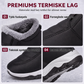 Vinter varme slip-on snøstøvler for menn