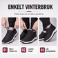 Vinter varme slip-on snøstøvler for menn