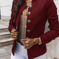 Elegant, ettersittende blazer for kvinner med gullknapper