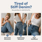 ✨ Kledende denimstil | Barrel-jeans for damer med høy midje og justerbar kant