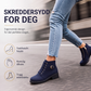 📢📢50 % rabatt!!! 🎉✨ Sklisikre ankelstøvler for damer og herrer – mønstret såle for sikkert fotfeste, mykt fôr og stilig design – perfekt for et sikkert og stilig utseende om høsten og vinteren