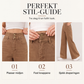 Jeans for kvinner, høy midje, vide ben, casual stil