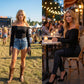 Dame western-stil off-shoulder-topp med frynsete ermer