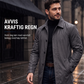 Vanntett trenchcoat i middels lengde for menn
