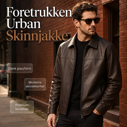 🔥 50% RABATT 😎 Raffinert Urban Skinnlook-jakke til Herre – Skarp, Allsidig & Enkel å Style