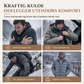 Herre vintergenser med fleecefor, jacquardmønster, lange ermer, pullover-sweatshirt for uformell utendørs bruk
