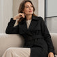 🏷️ Stilig fra jobb til middag | Midtlang, drapert trenchcoat for damer