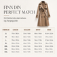 🏷️ Stilig fra jobb til middag | Midtlang, drapert trenchcoat for damer