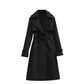 🏷️ Stilig fra jobb til middag | Midtlang, drapert trenchcoat for damer