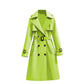 🏷️ Stilig fra jobb til middag | Midtlang, drapert trenchcoat for damer