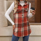 Dame knappe rutete vest