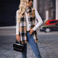 Dame knappe rutete vest