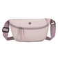 Minimalistisk halvmåne-crossbodyveske