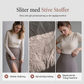 Dame Elegant Crossover V-hals Plissert Maxi Kjole